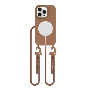 Tech-Protect MagNecklace MagSafe iPhone 15 Pro Case - Brown