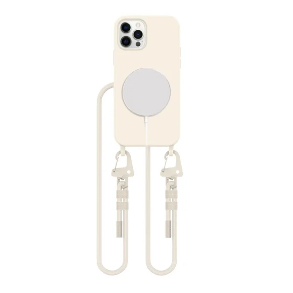 Tech-Protect MagNecklace MagSafe Case for iPhone 12 / 12 Pro - Beige