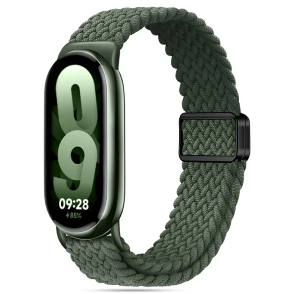 Tech-Protect NylonMag Strap for Xiaomi Smart Band 8 / 9 / NFC - Green