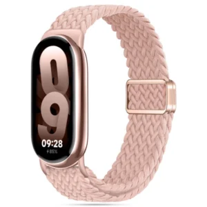 Tech-Protect NylonMag Strap for Xiaomi Smart Band 8 / 9 / NFC - Pink