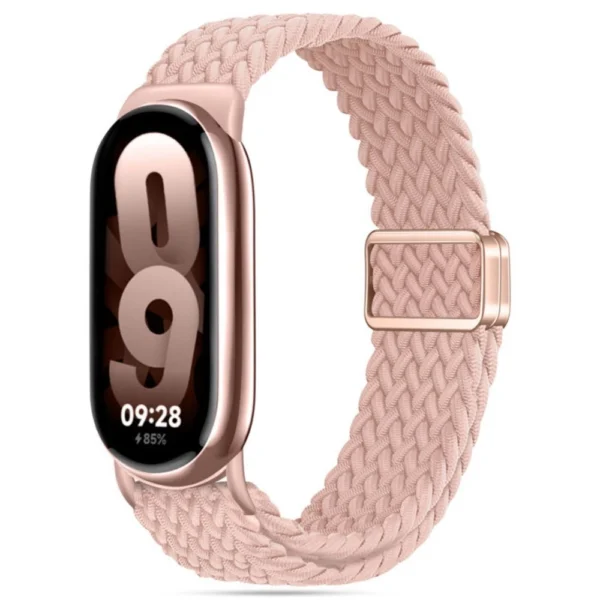 Tech-Protect NylonMag Strap for Xiaomi Smart Band 8 / 9 / NFC - Pink