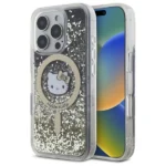 Hello Kitty Liquid Glitter Fever MagSafe iPhone 16 Pro Case - Gold