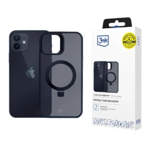 3mk Smoke Case Mag&Stand for Apple iPhone 12/12 pro - black