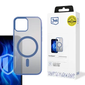 3mk Frosty MagCase Blue Case for Apple iPhone 13 - Transparent