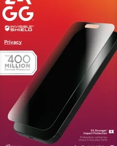 ZAGG InvisibleShield Glass Elite Privacy for iPhone 15/16