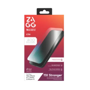 ZAGG InvisibleShield Glass XTR4 protective glass with graphene and blue light filter for iPhone 15/16