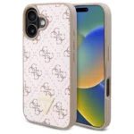 Guess New 4G Triangle Case for iPhone 16 Plus - White