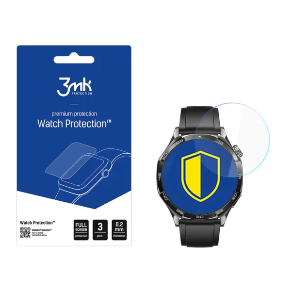 Szkło hybrydowe 3mk Watch Protection FlexibleGlass na Huawei Watch GT 5 Active 46mm