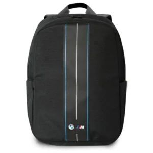 BMW Backpack BMBP15COMPVSKL 16" Black Nylon Blue Stripe