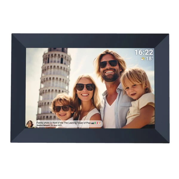 Denver Frameo PFF-1064B 10.1" Digital Frame - Black