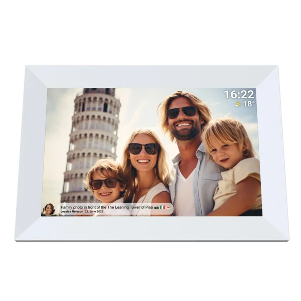 Denver Frameo PFF-1064W 10.1" Digital Frame - White