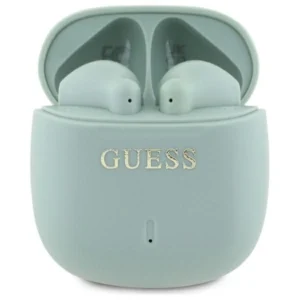 Guess Bluetooth headphones GUTWSJ14ESGN TWS + docking station green/green Printed Classic Logo