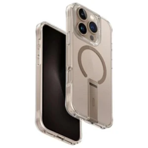 Uniq case Eleva with Vertica Stand iPhone 16 Pro 6.3" gold/taupe gold