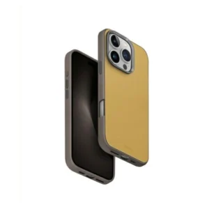 Uniq Lyden DS iPhone 16 Pro 6.3" Magclick Charging case yellow-gray/yellow-gray