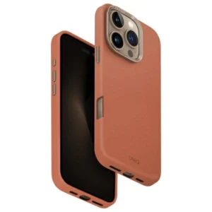 Uniq Lyden iPhone 16 Pro 6.3" case Magclick Charging terracotta