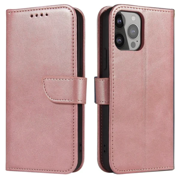 Magnet Case with flap for Samsung Galaxy S25 - pink