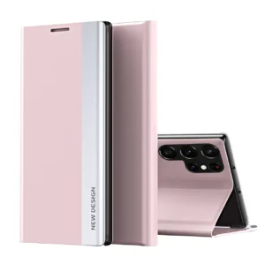 Sleep Case Pro Samsung Galaxy S25 Ultra Case with Flip and Stand - Pink