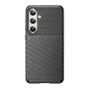 Thunder Case for Samsung Galaxy S24 FE Silicone Armored Cover - Black