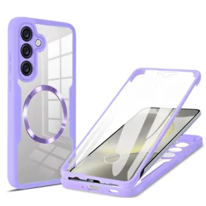 Techsuit - ColorVerse 360 MagSafe Series + Screen Protector - Samsung Galaxy S25 Plus - Purple