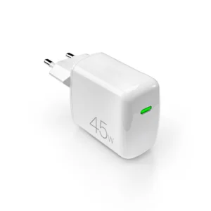 Puro Super Mini 45W PD GaN USB-C Wall Charger - White