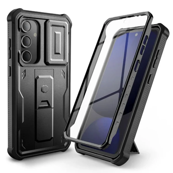 Tech-Protect Kevlar Cam+ Case for Samsung Galaxy S24 FE - Black