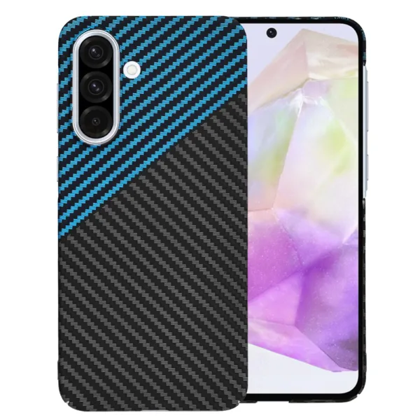 Techsuit - Carbonite FiberShell - Samsung Galaxy A36 5G - Blue Pulse