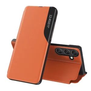 Eco Leather View Case Samsung Galaxy A26 Orange