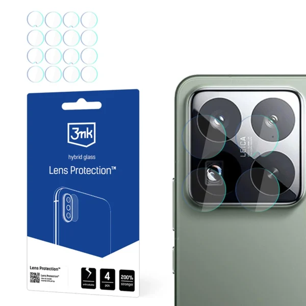 Szkło na obiektyw aparatu 3mk Lens Protection na Xiaomi 15 Pro