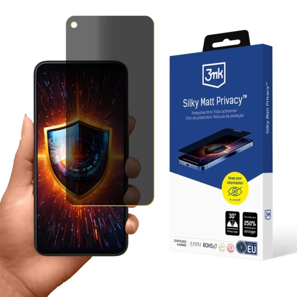 Folia ochronna prywatyzująca matowa 3mk Silky Matt Privacy na Google Pixel 4A