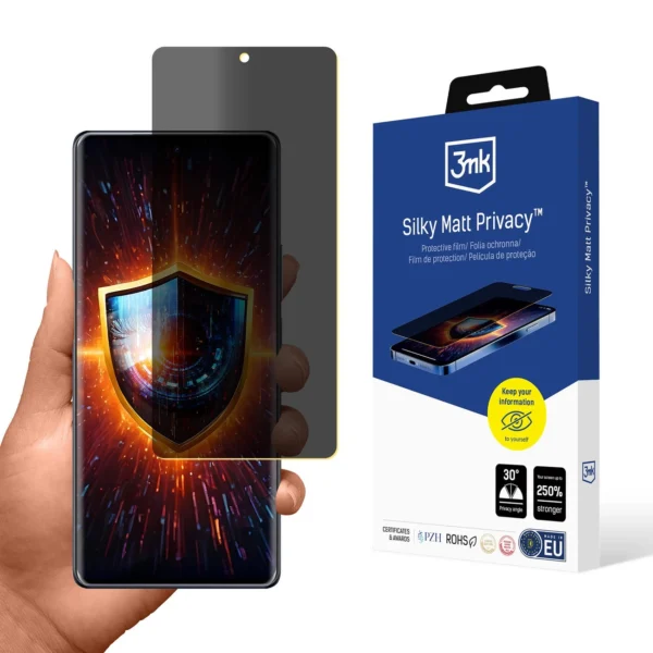 Folia ochronna prywatyzująca matowa 3mk Silky Matt Privacy na Infinix Note 40 Pro