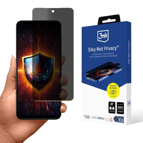 Folia ochronna prywatyzująca matowa 3mk Silky Matt Privacy na Motorola Moto G 5G 2025