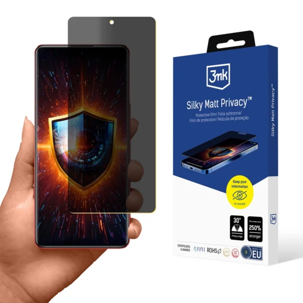 Folia ochronna prywatyzująca matowa 3mk Silky Matt Privacy na Infinix Note 30 Vip