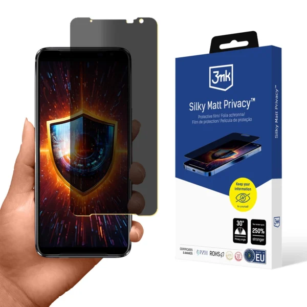 Folia ochronna prywatyzująca matowa 3mk Silky Matt Privacy na Asus ROG Phone 3