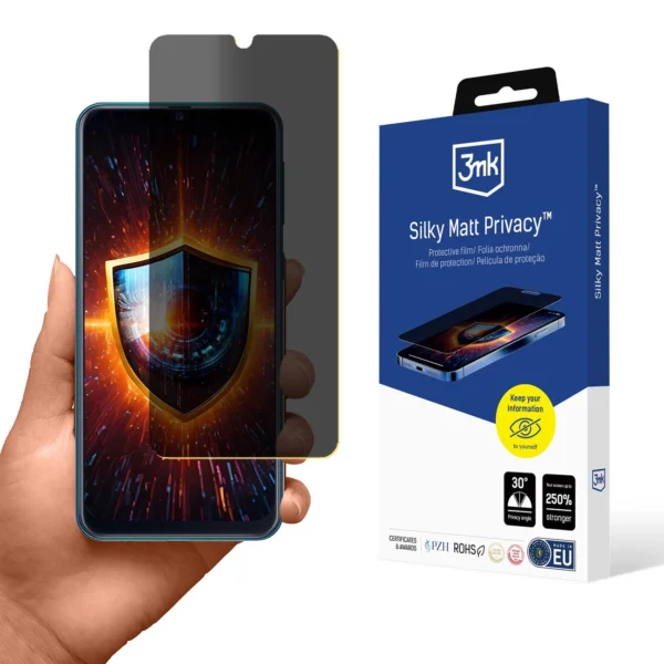 Folia ochronna prywatyzująca matowa 3mk Silky Matt Privacy na Samsung Galaxy M21