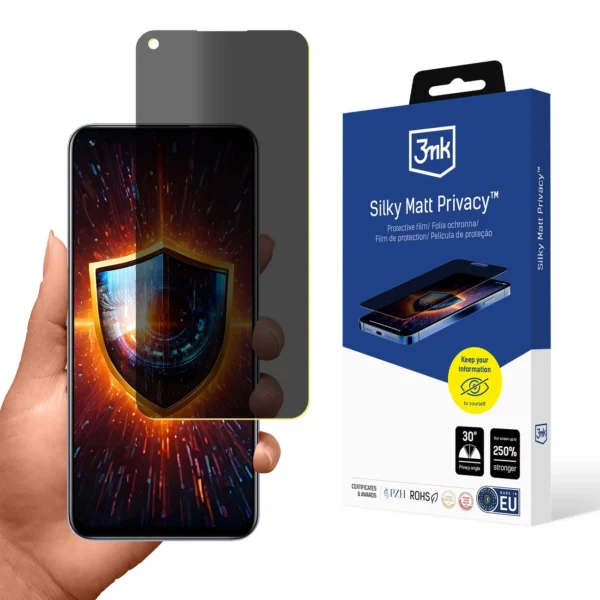 Folia ochronna prywatyzująca matowa 3mk Silky Matt Privacy na Realme 8i