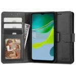 Etui Tech-Protect Wallet na Motorola E13 - czarne