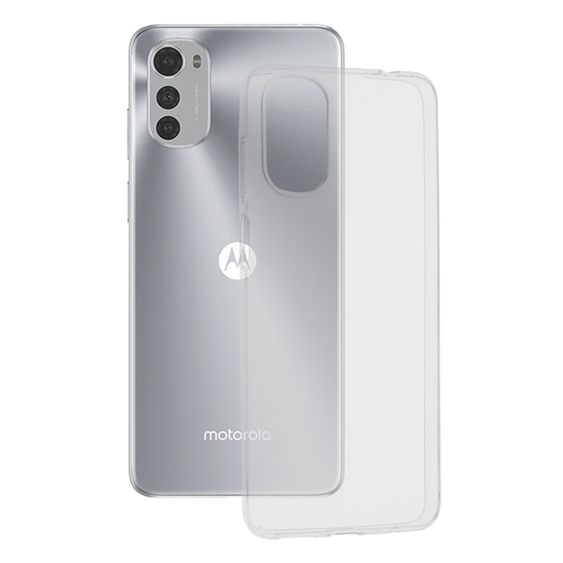 Techsuit - Clear Silicone - Motorola Moto E32 / Moto E32s - Transparent