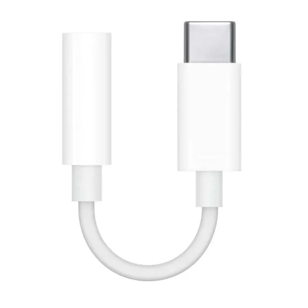 Adapter Apple MW2Q3ZM/A USB-C - mini jack 3.5mm - biały