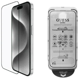 Szkło hartowane Guess Screen Protector 2.5D Outline na iPhone 16 Pro