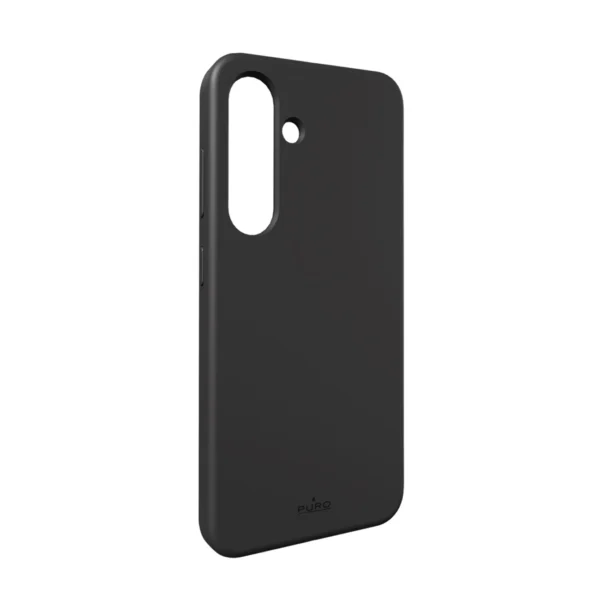 Puro Icon Silicone Case for Samsung Galaxy S25 - Black