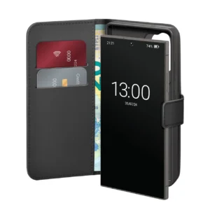 Puro Booklet Case with Flip and Wallet for Samsung Galaxy S25 Ultra - Black