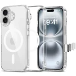 Tech-Protect Flexair Hybrid CC Magsafe iPhone 16 Case - Clear