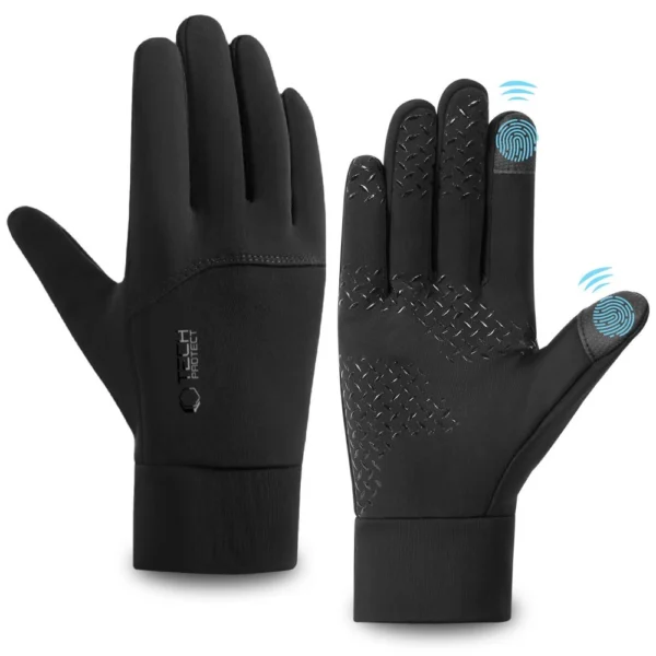 Tech-Protect WG01 Gloves with Touch Tips L - Black