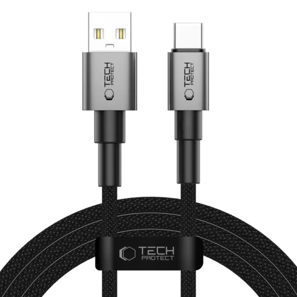 Tech-Protect UltraBoost DNA USB-A / USB-C Cable 15W/3A 200cm - Gray