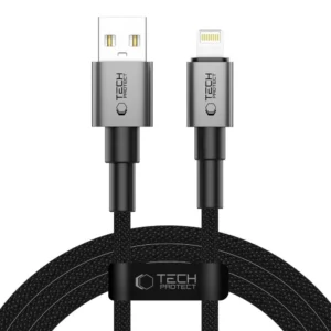 Tech-Protect UltraBoost DNA USB-A / Lightning cable 15W/2.4A 200 cm - gray