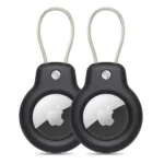 Tech-Protect Rough Vein 2-pack case for Apple AirTag - black