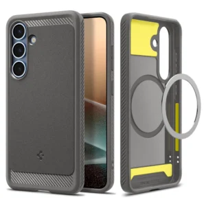 Spigen Rugged Armor Mag MagSafe Case for Samsung Galaxy S25 - Gray