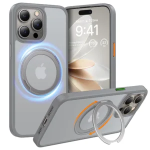 Torras - Ostand Pro Series - iPhone 15 Pro - Titanium Grey