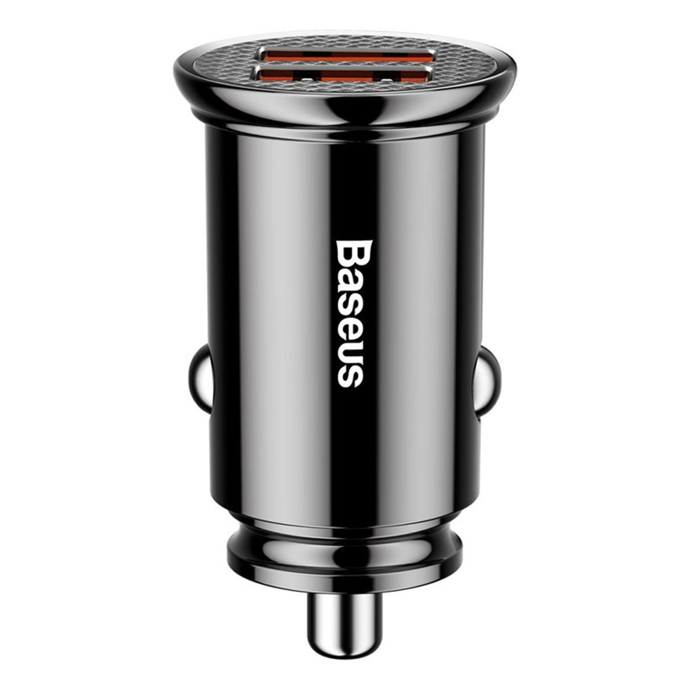 Baseus - Car Charger Circular (CCALL-YD01) - Dual USB 5A Super Fast Charging