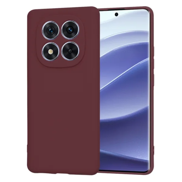 Techsuit - SoftFlex - Xiaomi Redmi Note 14 Pro 5G / Poco X7 - Plum Red